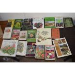 Box: approx 20 gardening interest including "Container gardening in your garden" etc