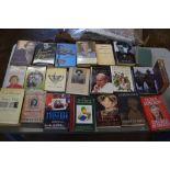 Box: quantity of autobiography and biography, mainly authors, approx 22
