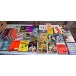 Box: selection of 12 various modern firsts together with 20 assorted detective and crime fiction