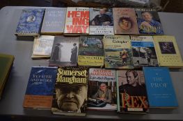 Box: various biographies, autobiographies etc, approx 25