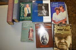 Box: 8 various, biographies and autobiographies