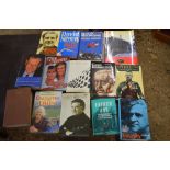 Box: 16 various, biographies and autobiographies including celebrities, military interest etc