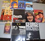 Modern Music books, inc 3 x John Lennon, TV 1971, U2, etc. (12)