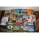 Box: approx 21 vintage football interest, annuals etc