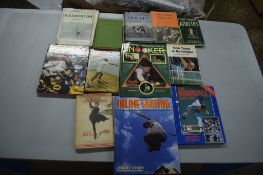 Box: various sports interest including baseball, snooker, hockey, badminton etc approx 12