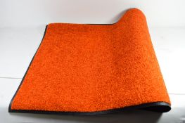 "Wash+dry" FuÃŸmatte Trend-Colour, Farbe: Orange, MattengrÃ¶ÃŸe: Rechteckig 60 x 90 cm. RRP £45.99