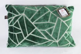 "Fairmont Park" Erb Veda Cushion with Filling, Colour: Green. RRP £64.99
