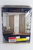 "Zipcode Design" Chriz Eyelet Room Darkening Curtains, Panel Size: 117 W x 137 D cm, Colour: