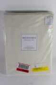 "Wayfair Basicsâ„¢" Satin Duvet Cover Set, Size: King, Colour: Cream. RRP £13.99