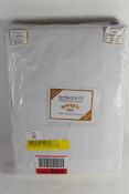 "Symple Stuff" Fitted Sheet, Size: Small Double (4'), Colour: White. RRP £17.96