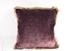 "World Menagerie" Henni Mottled Cushion, Colour: Plum. RRP £39.99