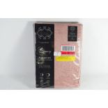 "ClassicLiving" Vandyne Eyelet Blackout Thermal Curtain, Colour: Pink, Panel Size: 116 W x 137 D cm.