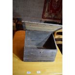 VINTAGE WOODEN TABLE TOP LECTERN, WIDTH APPROX 49CM