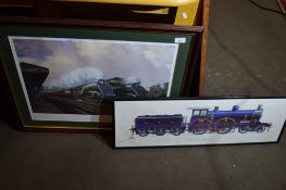 FRAMED PRINT AFTER BARRY PRICE, RAILWAY INTEREST, NUMBERED AND SIGNED IN PENCIL TO MARGIN, FRAME