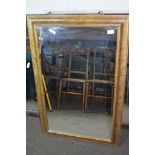 FRAMED OVERMANTEL MIRROR, APPROX 100 X 64CM