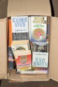 BOX OF MIXED BOOKS BY SUSAN HOWATCH ETC