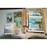 BOX OF BOOKS, MAINLY PAPERBACKS INCLUDING T E LAWRENCE "SEVEN PILLARS OF WISDOM"