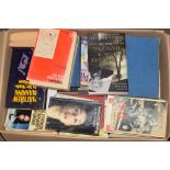 BOX OF BOOKS, MAINLY PAPERBACKS, NOVELS, SOME IN FRENCH BY BERNARDINE ST PIERRE