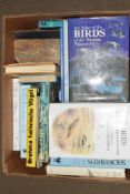 BOX OF MIXED BOOKS, SOME ORNITHOLOGY INTEREST