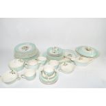 JOHNSON BROS DINNER SERVICE IN PAREEK PATTERN COMPRISING TUREENS AND COVERS, SERVING DISHES, GRAVY