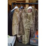 TWO VINTAGE LADIES FUR COATS