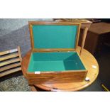 TABLE TOP DOCUMENT BOX, WIDTH APPROX 49CM