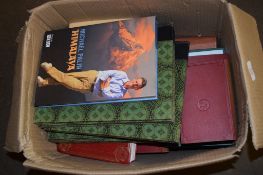 BOX OF MIXED BOOKS INCLUDING TRAVEL BOOKS BY MICHAEL PALIN