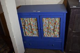 SMALL PAINTED CABINET, WIDTH APPROX 87CM