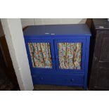 SMALL PAINTED CABINET, WIDTH APPROX 87CM
