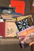 BOX OF MIXED BOOKS INCLUDING THE POWER OF THE MYTH, THE ART OF LIVING BY THE DALAI LAMA, DEATH AND