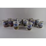 QUANTITY OF BOXED HEROES OF THE SKY CERAMIC MUGS BY DAVENPORT POTTERY COMPANY