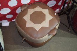 POUFFE, APPROX 38CM SQUARE