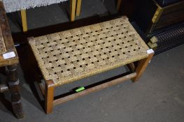 SMALL JOINTED STOOL, LENGTH APPROX 59CM