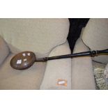 VICTORIAN COPPER WARMING PAN, 101CM LONG