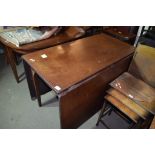 EARLY TO MID-20TH CENTURY DROP LEAF TABLE, WIDTH APPROX 115CM