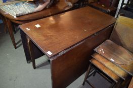 EARLY TO MID-20TH CENTURY DROP LEAF TABLE, WIDTH APPROX 115CM