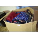 Large box of mixed vintage/ modern clothing