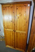 MODERN PINE WARDROBE, 100CM WIDE