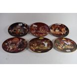 QUANTITY OF OVAL ACE IN THE HOLE DISHES MADE BY FRANKLIN MINT LIMITED EDITION