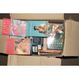 BOX OF MIXED BOOKS INCLUDING HARRY POTTER GOBLET OF FIRE AND THE PHILOSOPHERS STONE