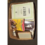BOX OF MIXED BOOKS MAINLY MUSIC