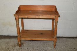 VINTAGE PINE WASH STAND, WIDTH APPROX 87CM