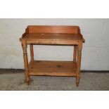 VINTAGE PINE WASH STAND, WIDTH APPROX 87CM