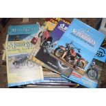 BOX OF MIXED BOOKS, MAINLY MOTOTCYCLE INTEREST