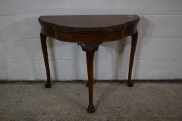 REPRODUCTION FOLD-TOP CARD TABLE, WIDTH APPROX 92CM