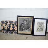 BOX OF VARIOUS MIXED PICTURES INCLUDING PRINTS