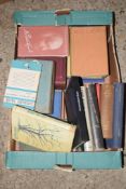 BOX OF MIXED BOOKS INCLUDING SOME GERMAN LITERATURE ETC