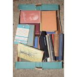 BOX OF MIXED BOOKS INCLUDING SOME GERMAN LITERATURE ETC