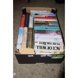 BOX OF MIXED BOOKS, MAINLY NOVELS BY BARBARA TAYLOR BRADFORD