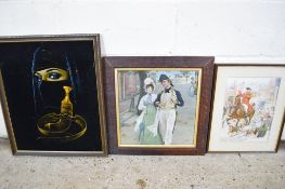 QUANTITY OF LARGE FRAMED PRINTS